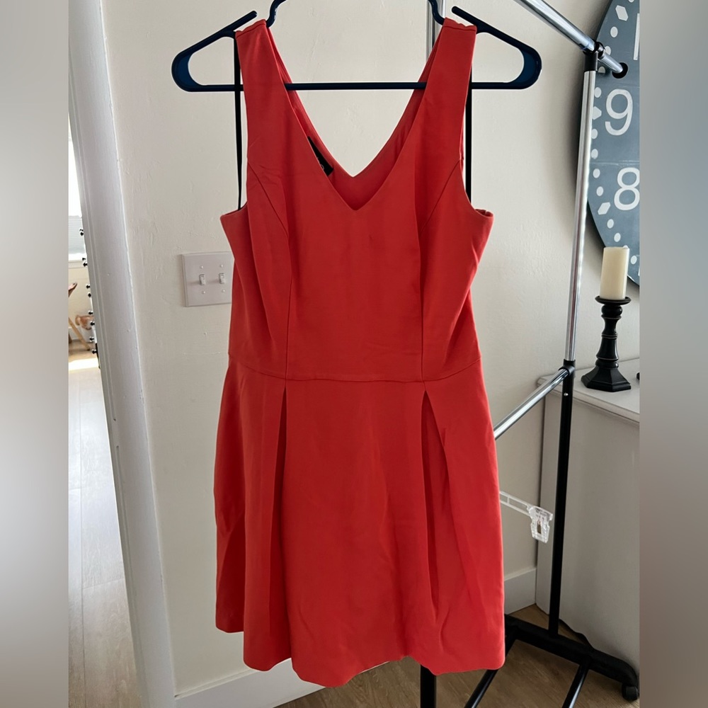 Bebe coral sleeveless dress